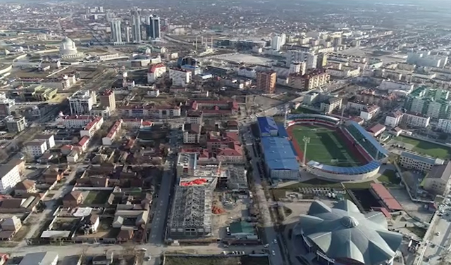 В Грозном продолжается строительство Олимпийского центра развития дзюдо имени Владимира Путина