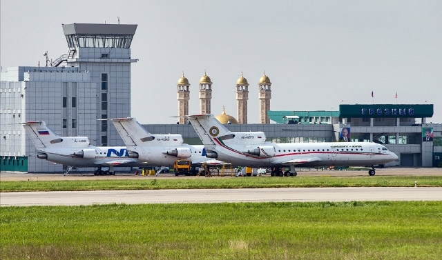 Аэропорт Грозного начинает работать в штатном режиме