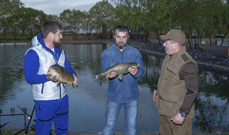  Рамзан Кадыров открыл рыболовный сезон в Чечне