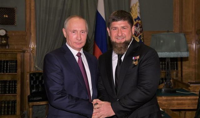 Владимир Путин объявил благодарность Рамзану Кадырову