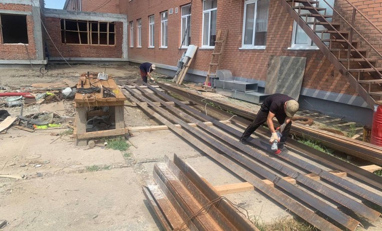 В Грозном строится дополнительный корпус для школы No 48 при поддержке нацпроекта «Образование»