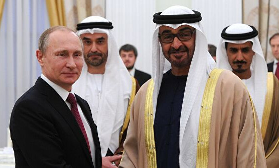 Владимир Путин провел телефонный разговор с наследным принцем Абу-Даби