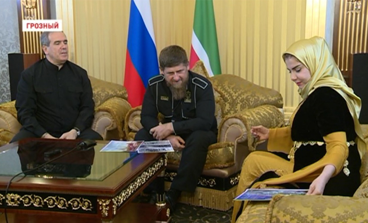 Глава Чечни встретился с лидером молодежной сирийской партии Барвин Ибрагим