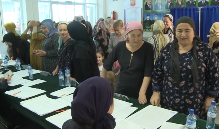 В Чечне прошел единый день голосования