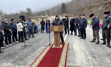 В Чеченской Республике торжественно открыли мост через реку Келой-Ахк