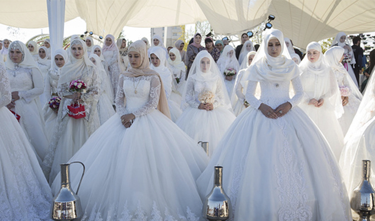 200 свадеб в Грозном приковали к себе внимание ведущих СМИ России