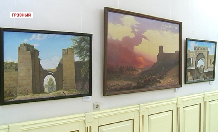 В галерее имени А.А. Кадырова открылась первая выставка картин Рустама Муцаева 