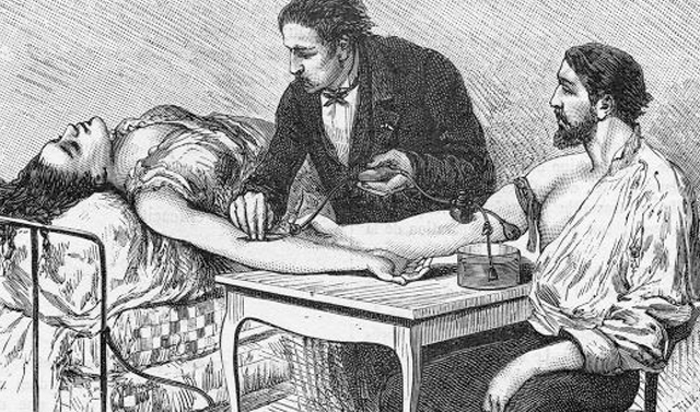25 сентября 1818 года проведена первая в мире операция по переливанию крови от человека к человеку 