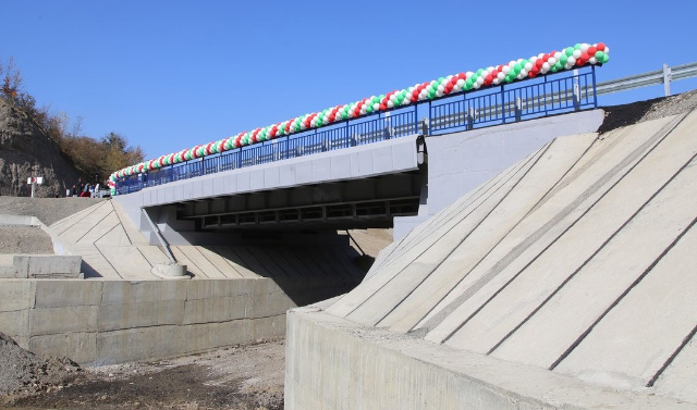 В Курчалоевском районе открыли 26-метровый мост 