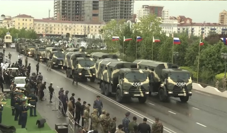 В Грозном состоялась генеральная репетиция парада Великой Победы