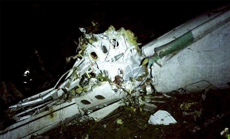 В Колумбии разбился самолет с членами бразильской футбольной команды