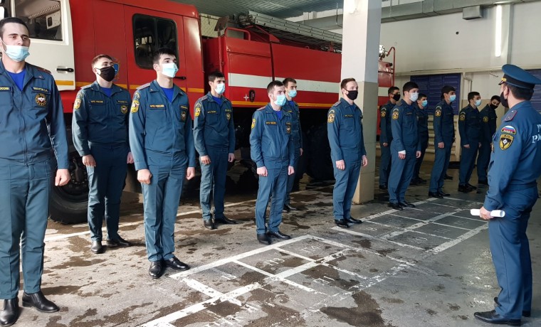 10 курсантов Ивановской спасательной академии ГПС МЧС России проходят практику на территории ЧР