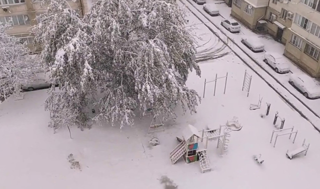 Впервые за последние 4 года в Чечне в ноябре выпал снег