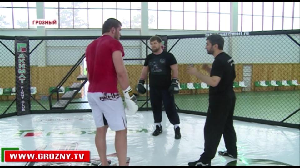 Рамзан Кадыров готовит Эдилова к международному турниру по смешанным единоборствам «Грозная битва-2»
