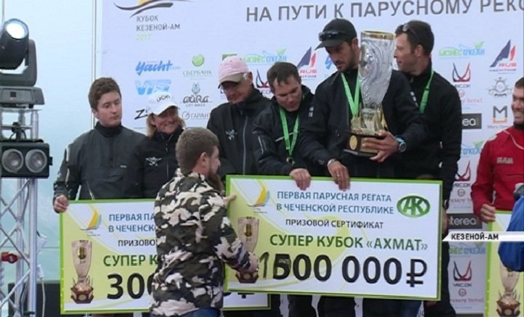Рамзан Кадыров посетил финал первой в истории Чеченской Республики парусной регаты