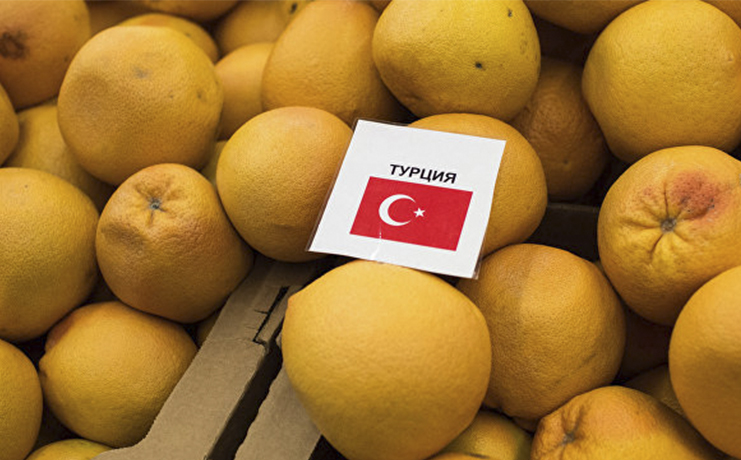 Россия зеркально ответит на действия Турции по сельхозпродукции