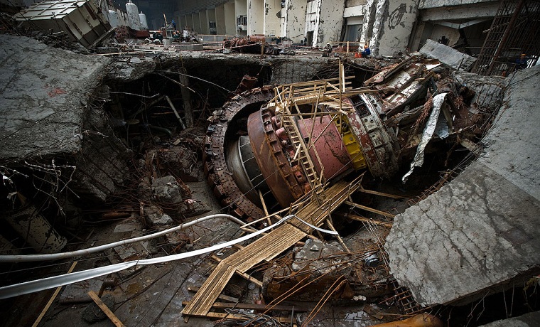 8 лет назад (2009) произошла крупная техногенная авария на Саяно-Шушенской ГЭС