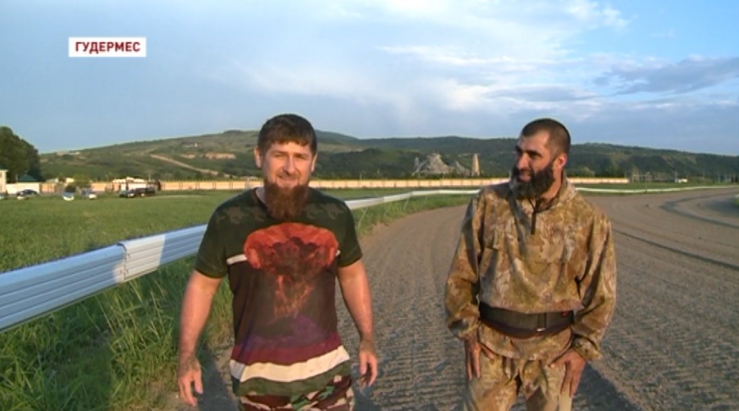 Рамзан Кадыров посетил тренировку известного во всем мире каратиста Лечи Курбанова в Гудермесе