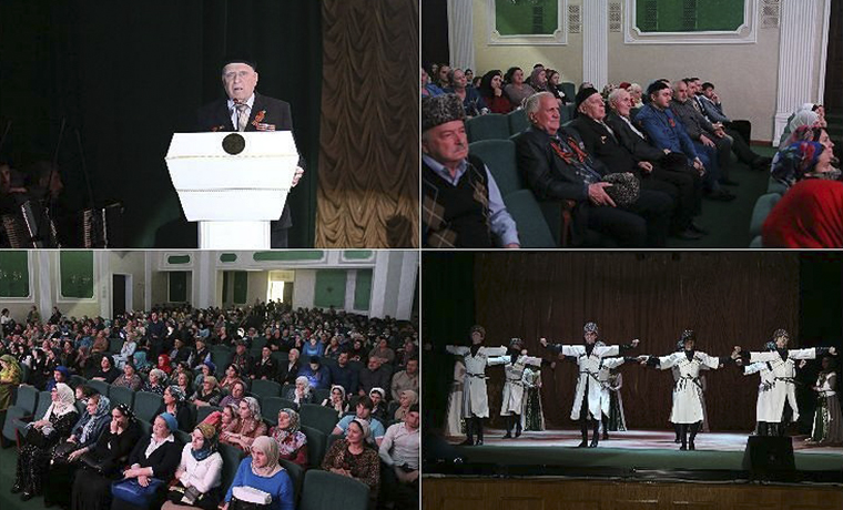 В Грозном прошел праздничный концерт: «Слава тебе, победитель солдат!»