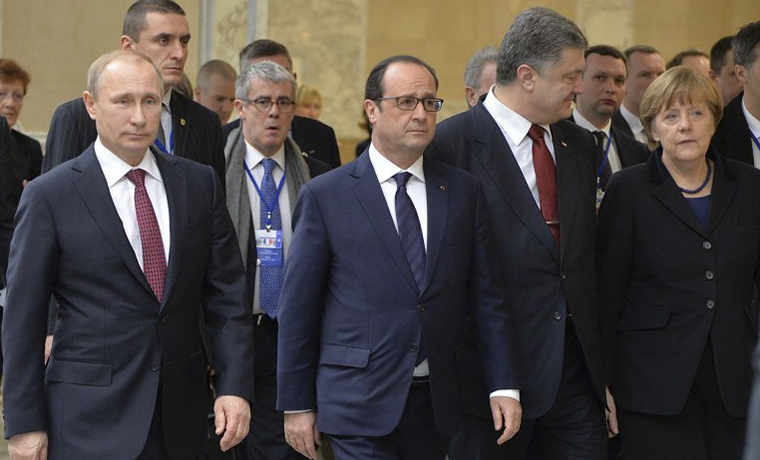 Президент России  обсудил ситуацию на Украине с лидерами стран &quot;нормандской четверки&quot;