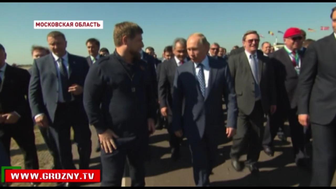 Владимир Путин, Рамзан Кадыров и наследный принц Абу-Даби обсудили вопросы сотрудничества