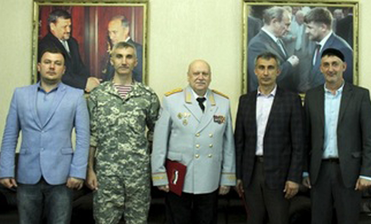 Представители  организации «Офицеры России» посетили министерство Чечни по делам молодежи 