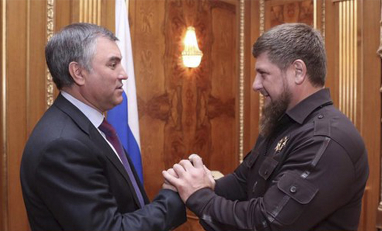 Рамзан Кадыров в Москве встретился  с Вячеславом Володиным