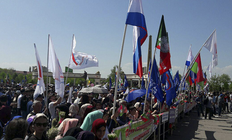 Чеченская Республика отмечает праздник весны и труда