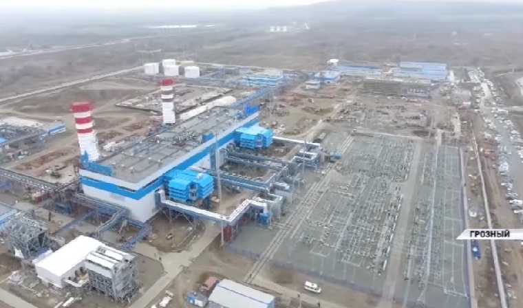 Строительство Грозненской ТЭС вступило в завершающую стадию 