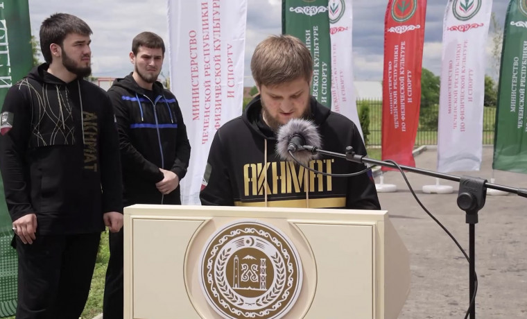 Ахмат Кадыров принял участие в открытии физкультурно-спортивного комплекса в Урус-Мартане