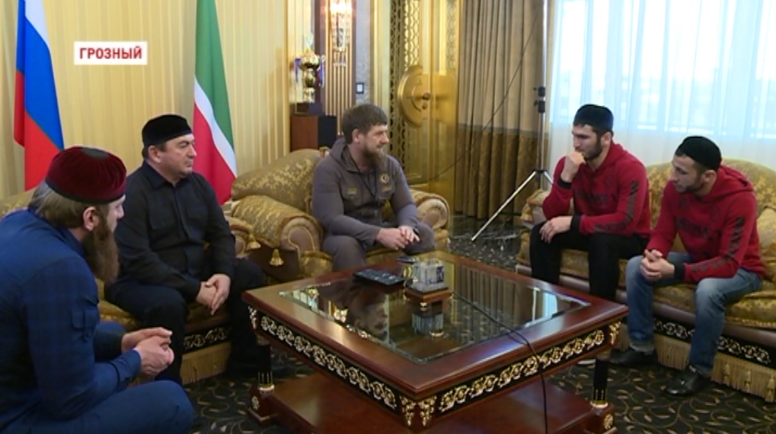 Рамзан Кадыров встретился с Артуром Бетербиевым и Висланом Далхаевым