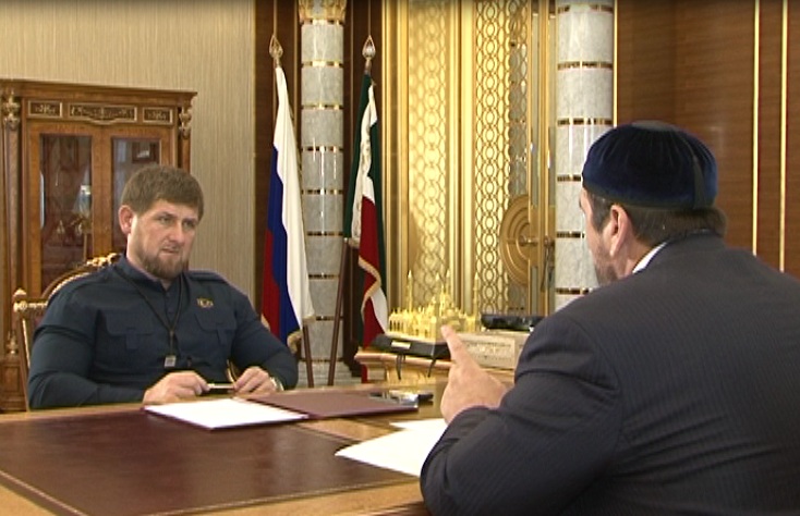 Р. Кадыров обсудил с Б-А. Тевсиевым вопросы деятельности духовенства республики