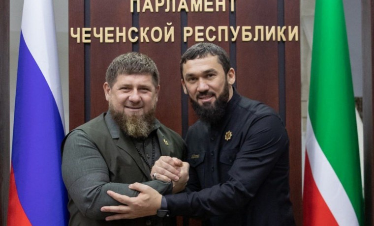 Рамзан Кадыров поблагодарил Магомеда Даудова за все годы службы на посту Председателя Парламента ЧР