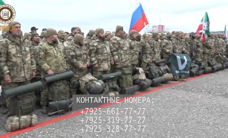 Еще одна группа добровольцев отправилась в зону проведения СВО из Грозного
