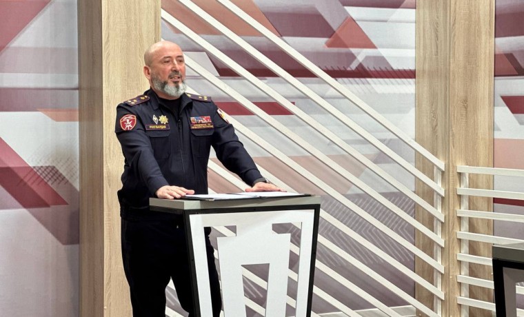 Представитель Росгвардии принял участие в передаче, посвященной Дню войск национальной гвардии РФ