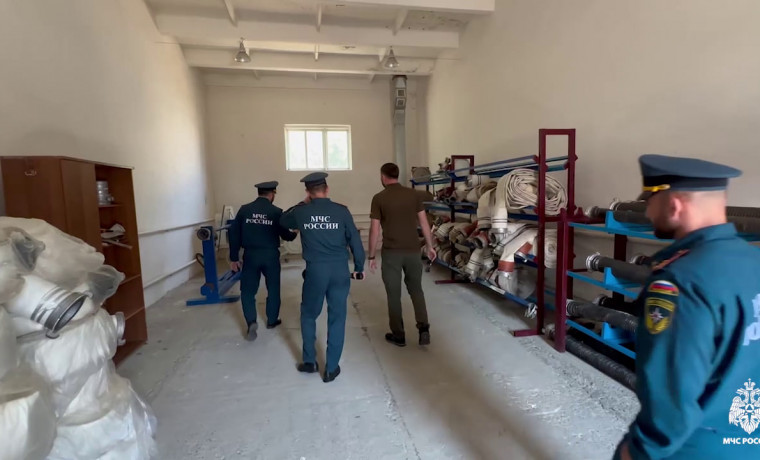Комиссия МЧС России по ЧР провела проверку специализированной пожарно-спасательной части №23