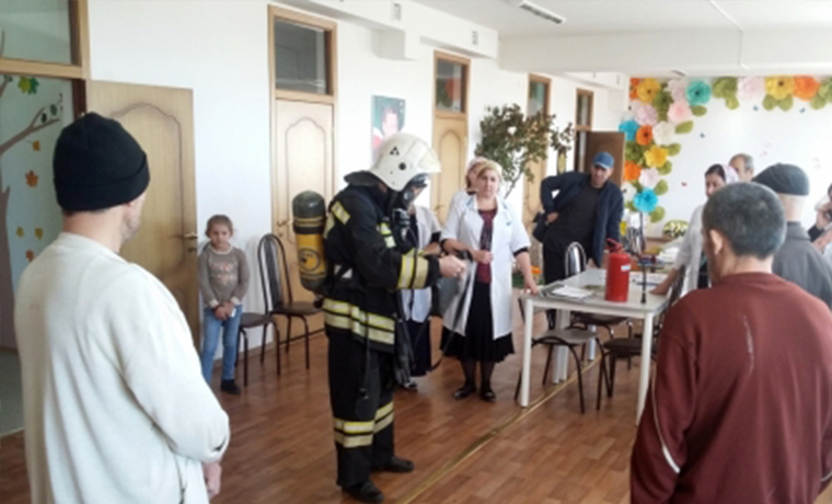 В Чечне на социально-значимых объектах проводятся противопожарные занятия