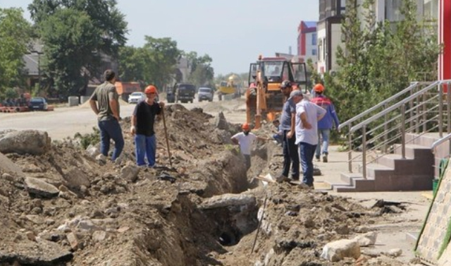 В Грозном обновляют подземные коммуникации по улицам Назарбаева и Индустриальная