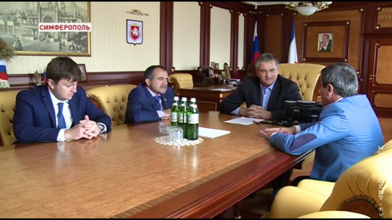 Чеченские муниципалы представили  новый социальный проект  и.о. главы Крыма