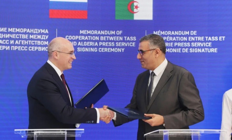 ТАСС подписал меморандум о сотрудничестве с ведущим информагентством Алжира