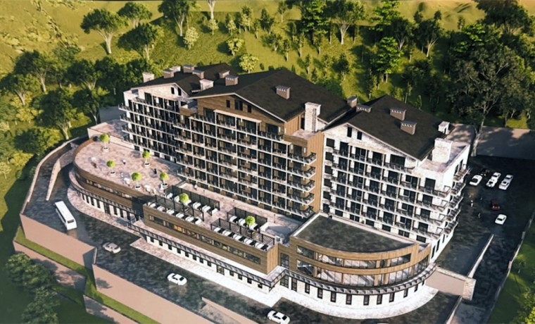 На озере Кезеной-Ам строится новая гостиница