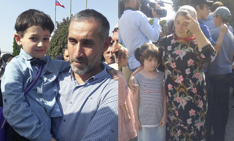 Самолет с двумя спасенными в Ираке российскими детьми прилетел в Грозный