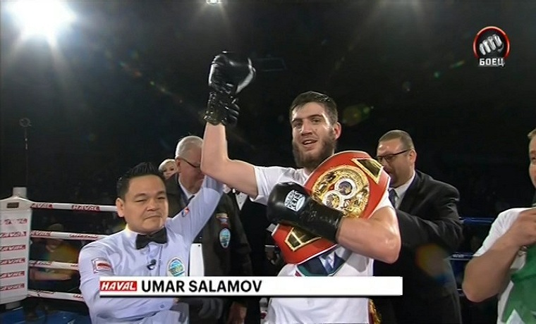 Рамзан Кадыров поздравил Умара Саламова с 19 победой в его боксерской карьере 