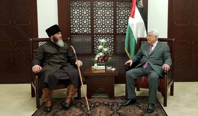 Муфтий Чечни встретился с Президентом Палестины 