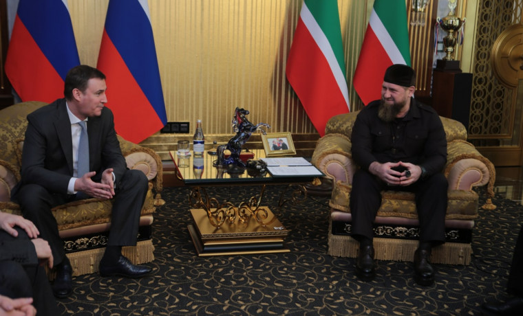 Рамзан Кадыров встретился с министром сельского хозяйства России Дмитрием Патрушевым