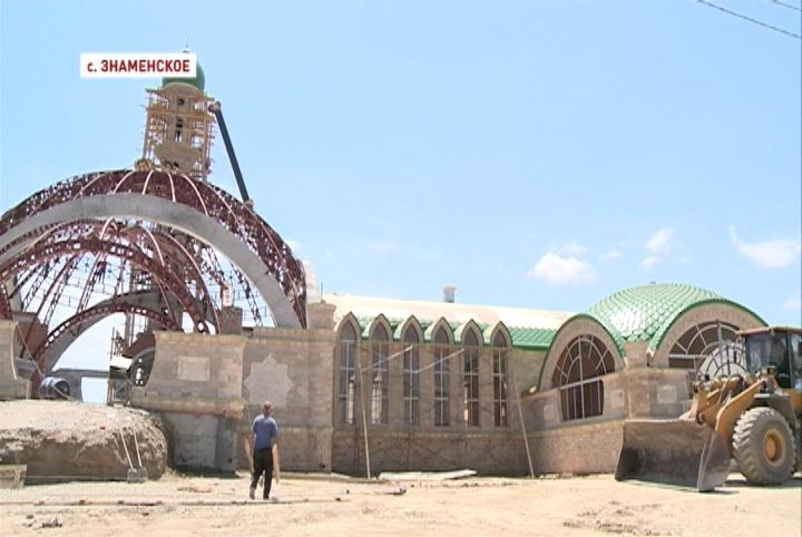 В с. Знаменское завершается строительство мечети