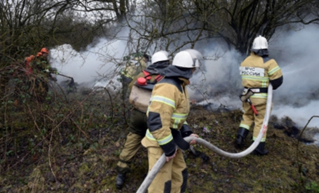 Чеченские пожарные приняли участие в учениях по ликвидации лесных пожаров