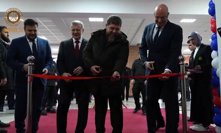 Рамзан Кадыров посетил церемонию открытия нового кампуса ЧГУ