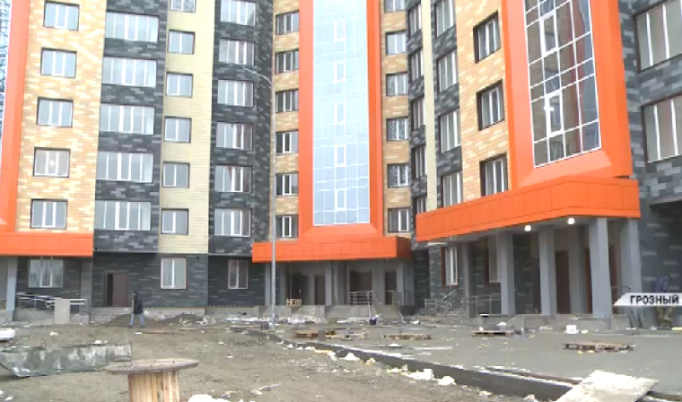 В Грозном продолжается строительство жилого комплекса на 416 квартир