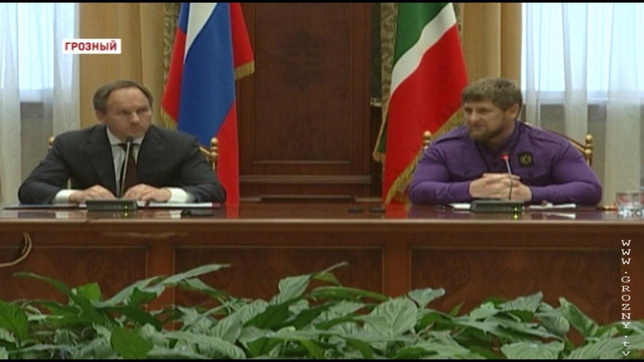 Рамзан Кадыров и Лев Кузнецов провели совещание в Грозном